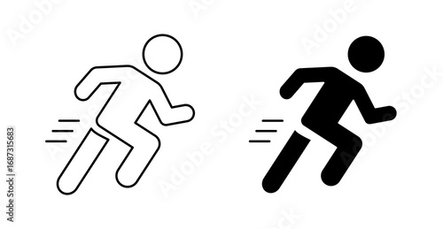 Run Icon - Have Both Outline and Glyph Style