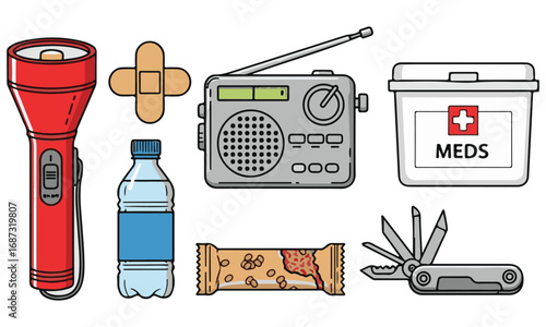 Essential Emergency Preparedness Items Collection