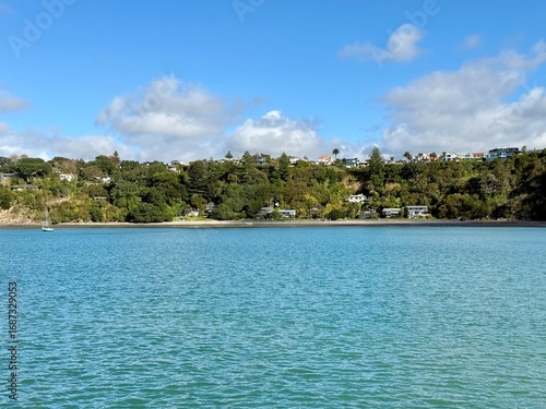 View of city of Auckland from the water
