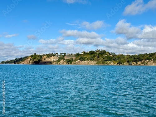 View of city of Auckland from the water