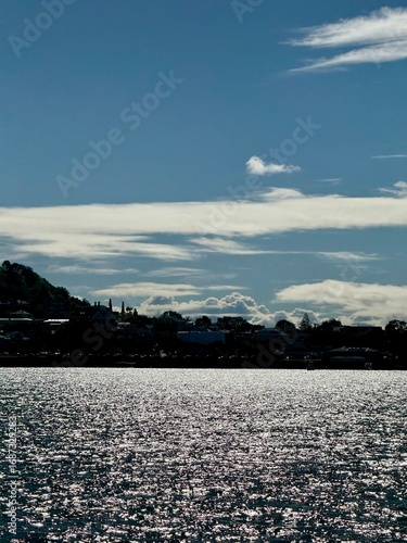 View of city of Auckland from the water