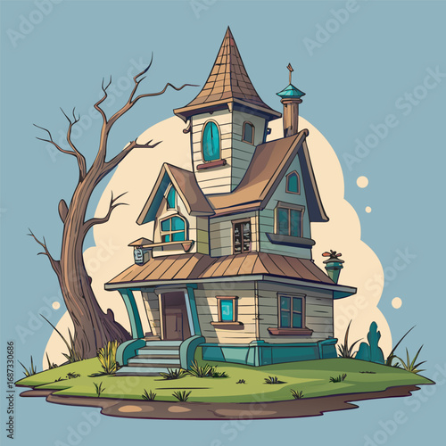 Spooky Cartoon House