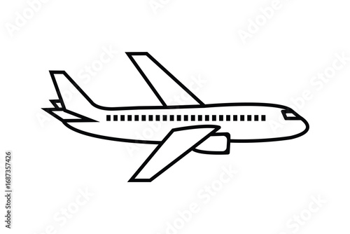 Travel agency logo with flying airplane vector design