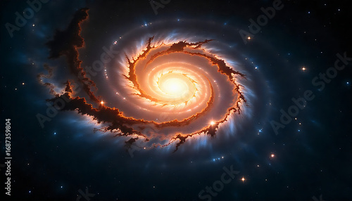 spiral galaxy background