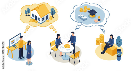 Family planning finances: home ownership, education savings, and investment goals