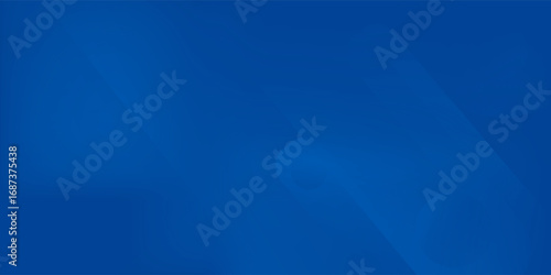 abstract blue background with diagonal line. Simple graphic design element. Futuristic concept. Horizontal banner template with space for your project