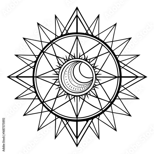 sun and moon