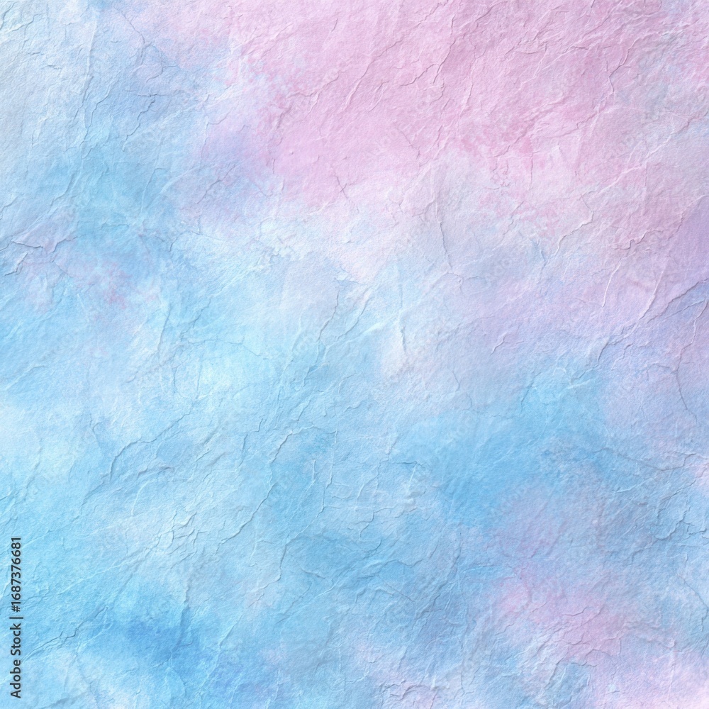Fototapeta premium Abstract pastel watercolor background with soft pink blue purple hues and textured paper effect perfect for design and artistic projects
