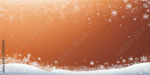 A textured grunge red Christmas background with sparkling golden stars and snowflakes