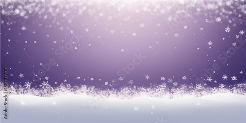 Abstract holiday background with cold blue snowflakes and stars, perfect for winter and Christmas designs