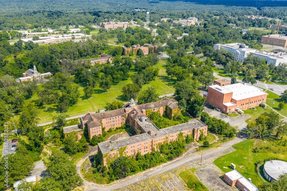 Fototapeta premium central state hospital, milledgeville, georgia