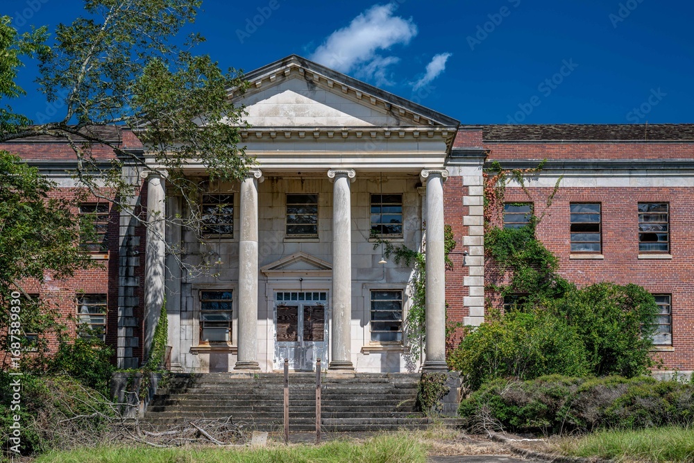 Naklejka premium central state hospital, milledgeville, georgia