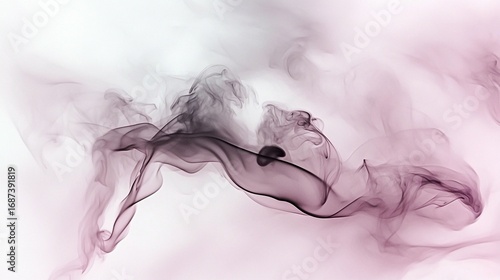 Abstract Smoke Art: Purple Haze