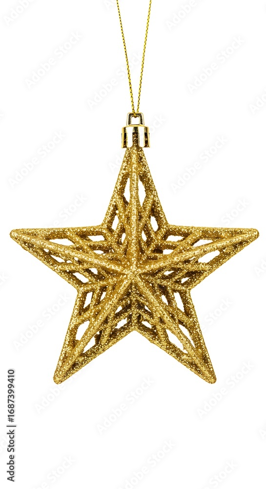 Fototapeta premium Golden Lattice Star