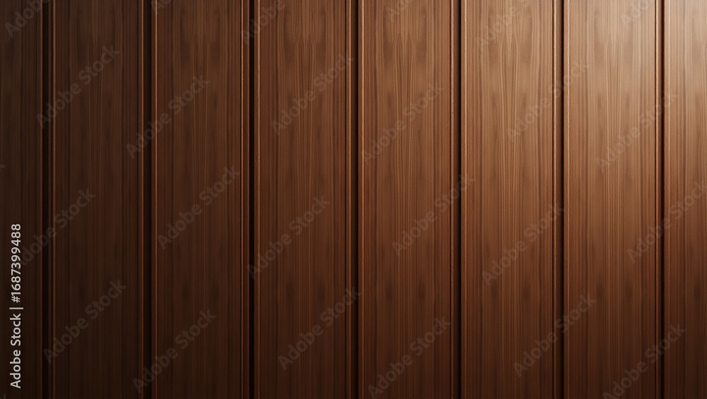 Fototapeta premium Dark brown wood wall motif background