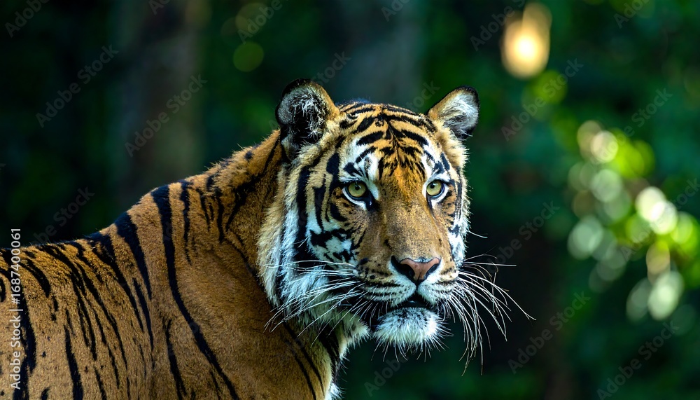 Obraz premium Tiger portrait in forest