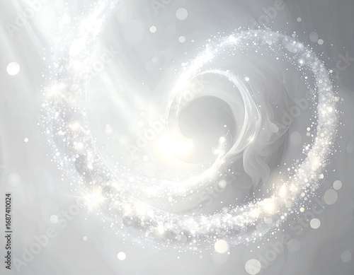 Abstract swirling light effect