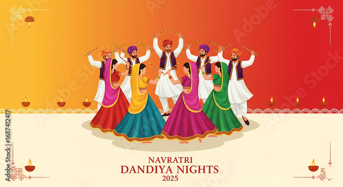 Navratri 2025 series, poster for Navratri 2025 celebrations, wishes