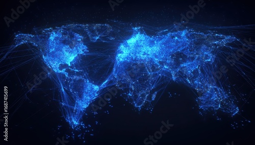 Global network map, glowing blue lines (1)