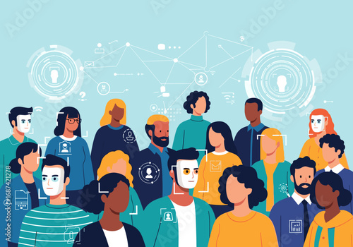 Facial recognition technology enhancing public safety and user authentication in a digital world