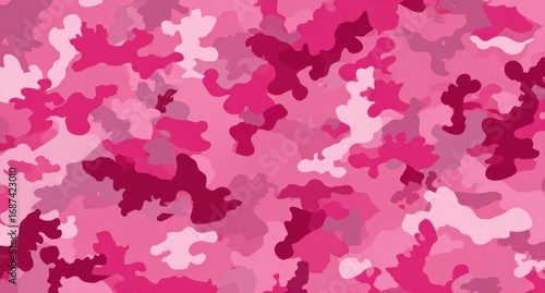 Abstract pink camouflage pattern (1)