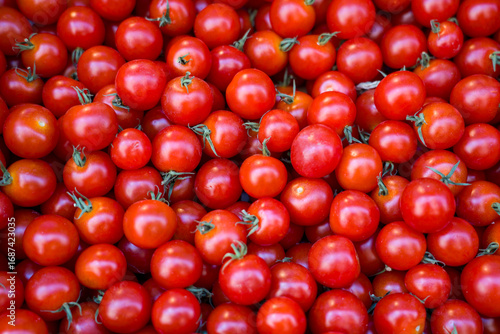 Red tomatoes background