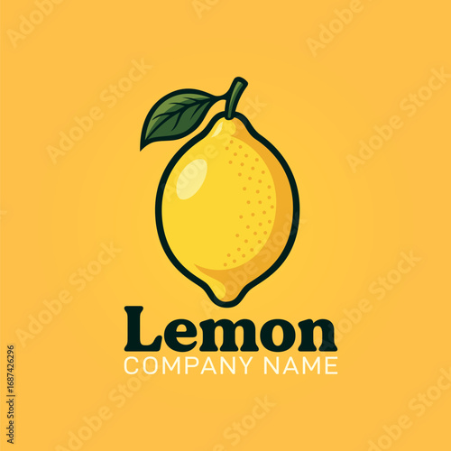 Inspiration for Lemon Logo Designs, looks Creative and Modern. Can be used for Corporate Design and Nature Logos.
