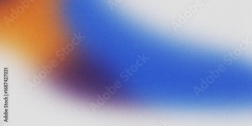 Soft Abstract Gradient of Orange Blue and White background