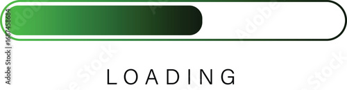 Loading bar vector illustration with white background	