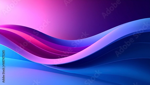 Abstract colorful flowing waves