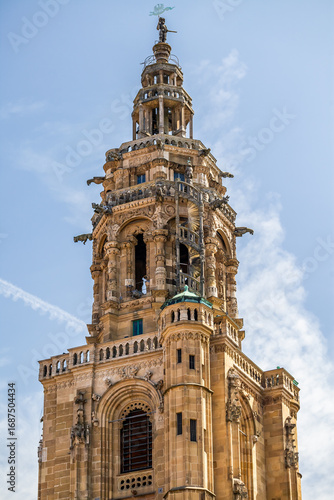 Ringing through time: The iconic bell tower of St. Kilian's Church - the heart of Heilbronn.