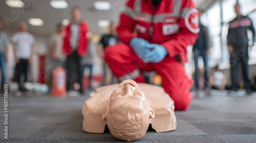 cpr first aid emergency training class learning survival skill healthcare medical instruction hands on student practice rescue lesson technique safety and education session