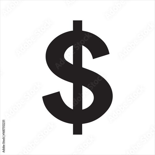  dollar sign icon vector illustration