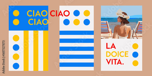 Italian summer vibes with ciao and la dolce vita