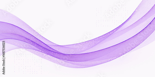 An abstract vector illustration of dynamic pink, purple, and blue wavy lines and curves flowing in a swirling smoke pattern against a light-colored backdrop