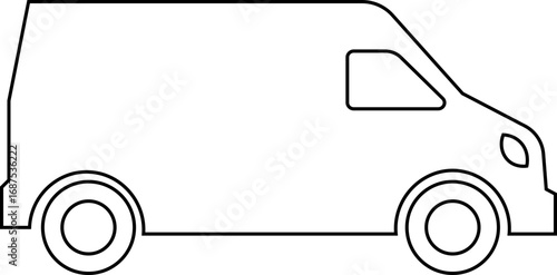 Delivery van Icon, van Icon,  Auto vehicle isolated. Transport icons. Automobile silhouette front view. vehicle or automobile symbol. Vector Illustration !
