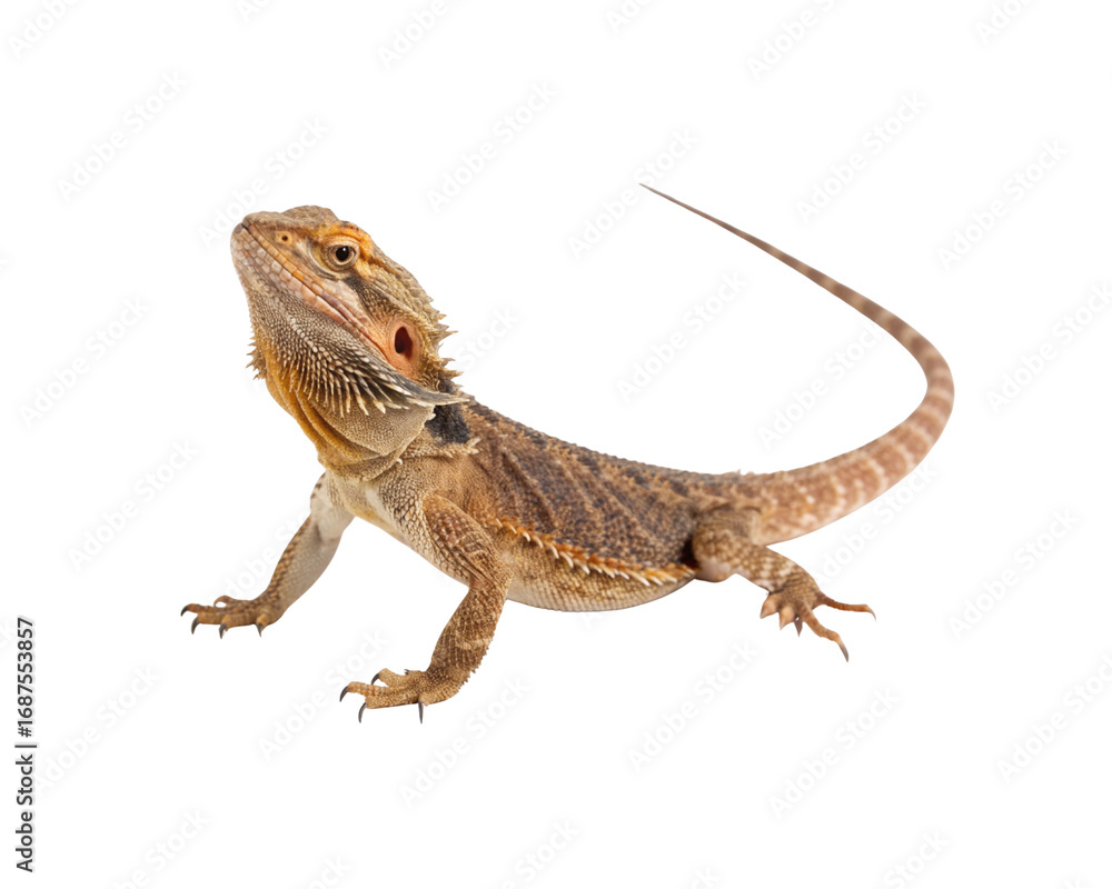 Obraz premium Bearded Dragon Lizard A Detailed Look at this Popular Pet Reptile