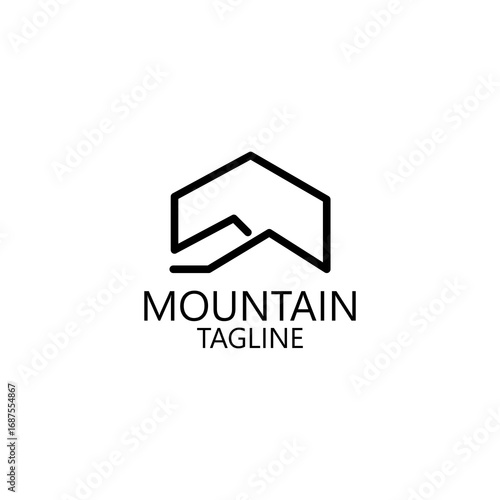 logo design mountain
