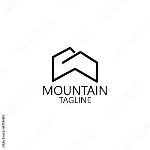logo design mountain