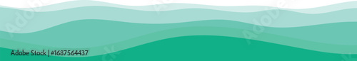 Wavy Green and Blue Abstract Background: A smooth, artistic gradient background featuring undulating waves in shades of green and blue, providing a tranquil and visually appealing design.