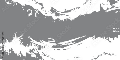 Abstract Gray Swirl: A dynamic abstract composition featuring a swirling gray design against a plain, uncluttered backdrop. Evoking feelings of movement and depth.
