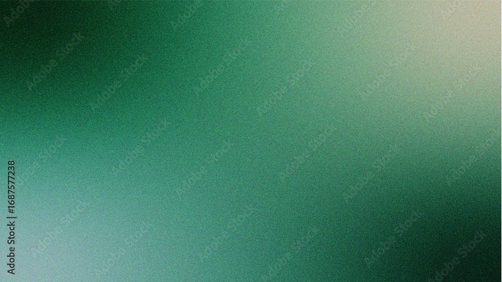 Fototapeta premium Dark Green Background with White Corner Glow and Black Gradient Shadow, Abstract Textured Backdrop