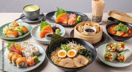 sushi on a plate