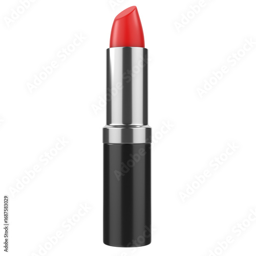 Red Lipstick isolated on transparent background