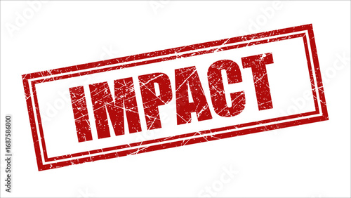 Impact stamp with grunge texture