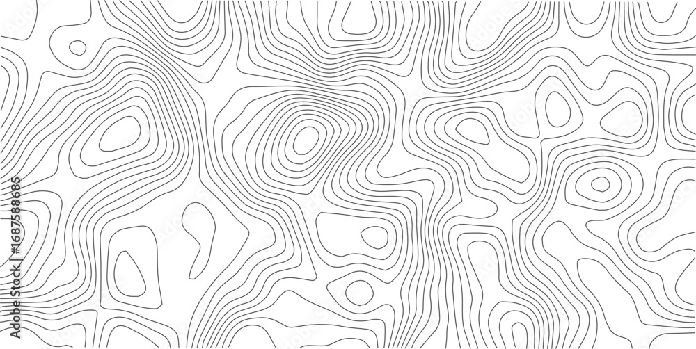 Fototapeta premium Topographic contour map. Topography and geography map grid abstract background. similar cartography illustration