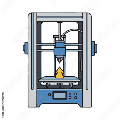 
printer vector illustration design