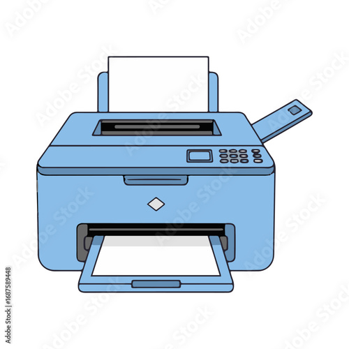 
printer vector illustration design