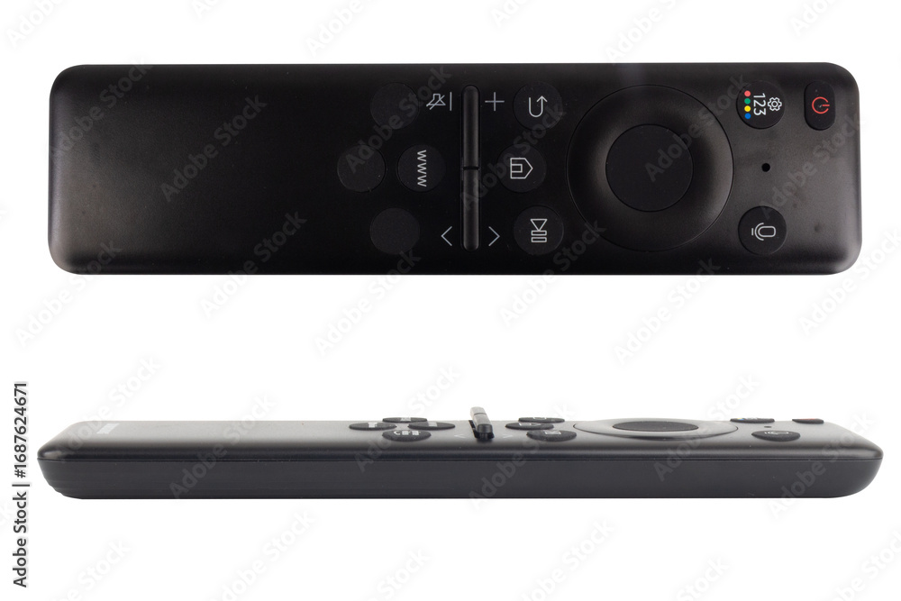 Fototapeta premium Remote Control on White Background