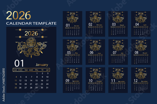 CALENDER 2026 vector design
